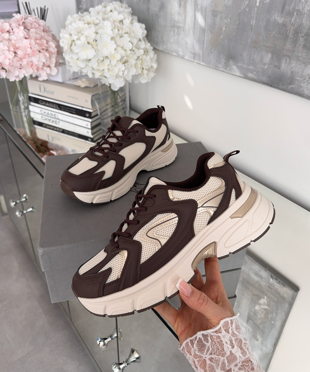 Sneaker Ronja Beige Braun Ladypolitan ♡