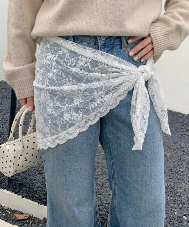 Spitzentuch Ina Weiß Ladypolitan ♡