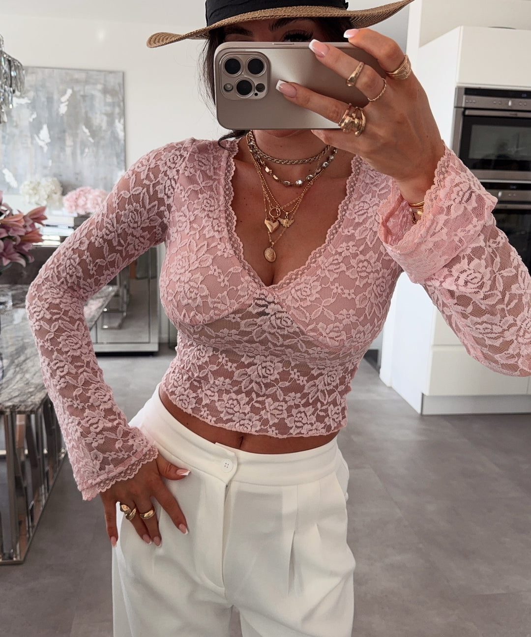 Spitzen Oberteil Chiara Rosa Ladypolitan ♡