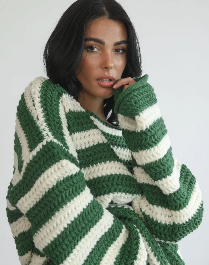 Aaliyah - Gestreepte Pullover Sweater