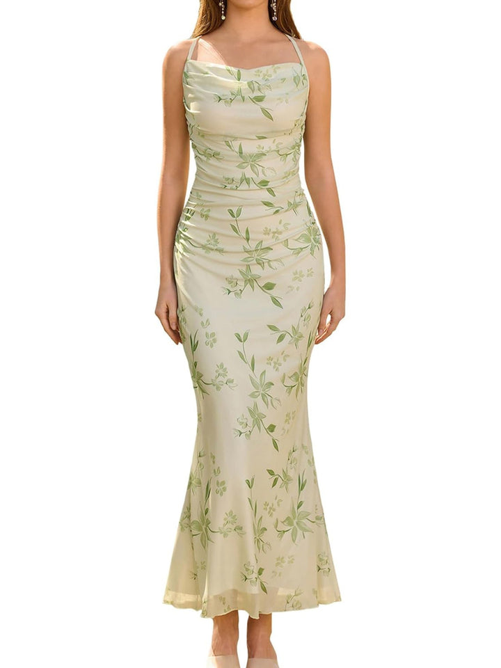 Abendkleid | Kleid mit Blumenmuster