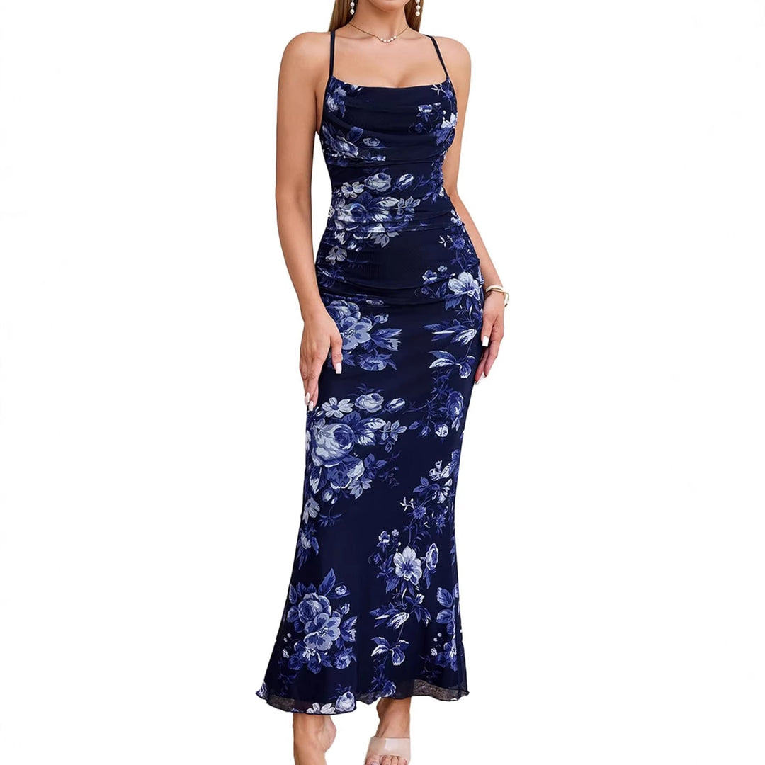 Abendkleid | Kleid mit Blumenmuster