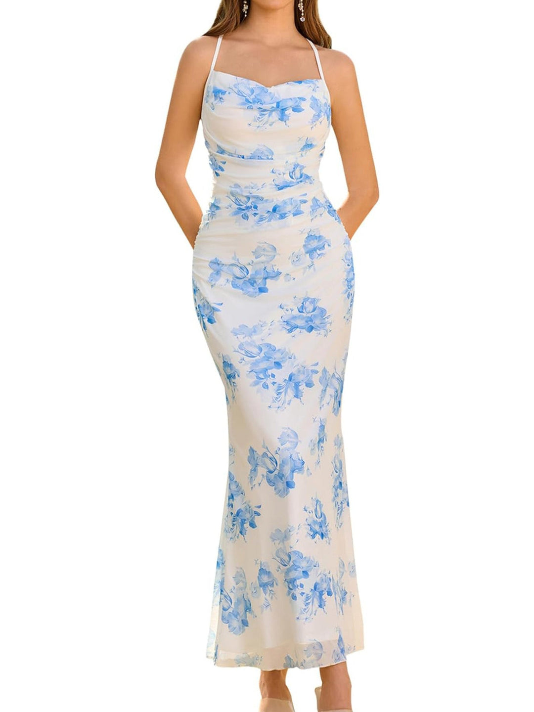 Abendkleid | Kleid mit Blumenmuster