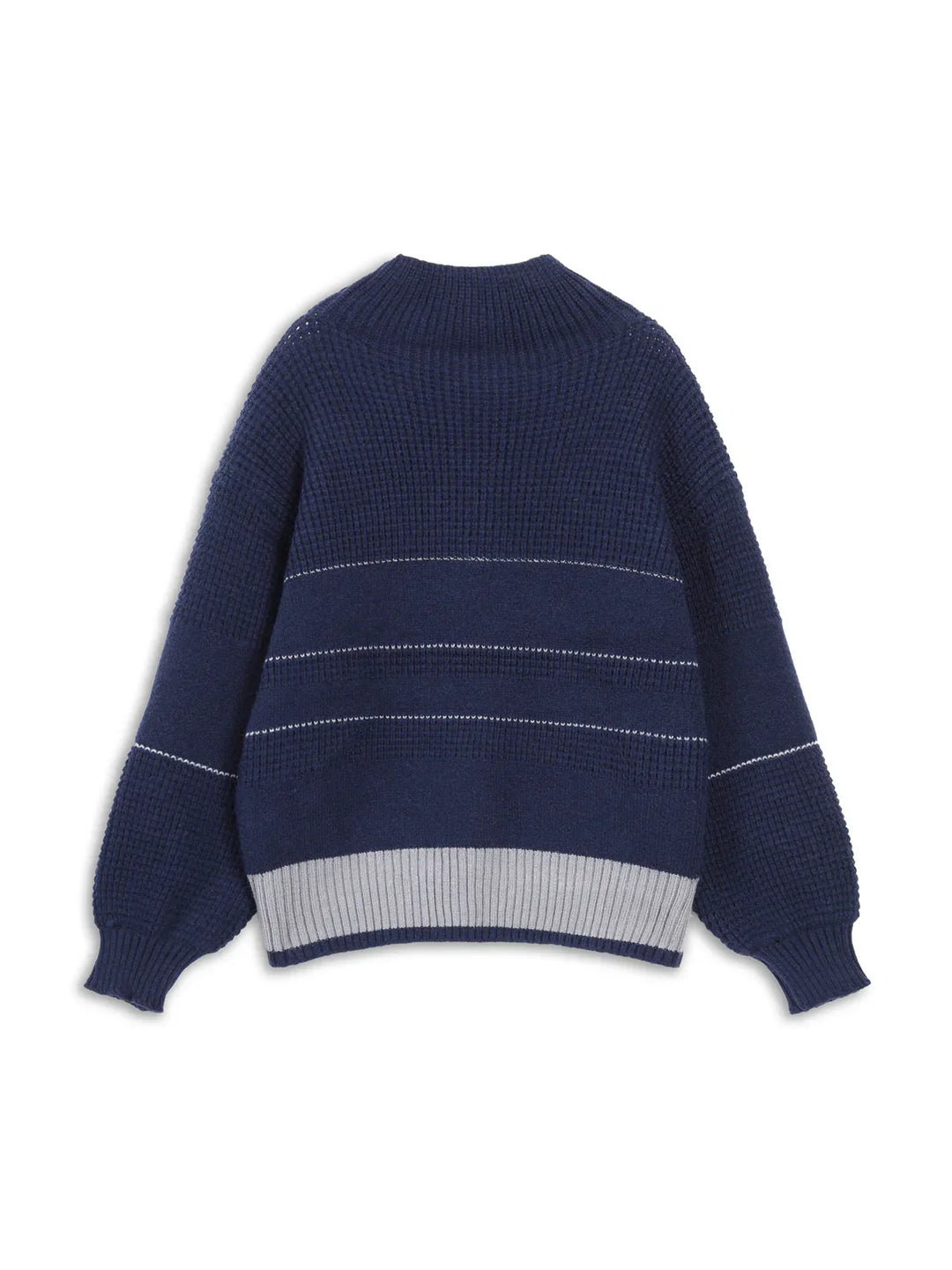 Abigail - Damen Strickpullover mit Knopfleiste