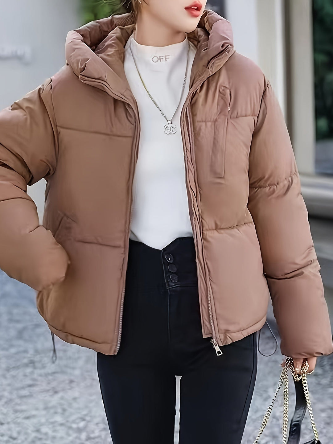 Addison - Kurze Puffer-Winterjacke