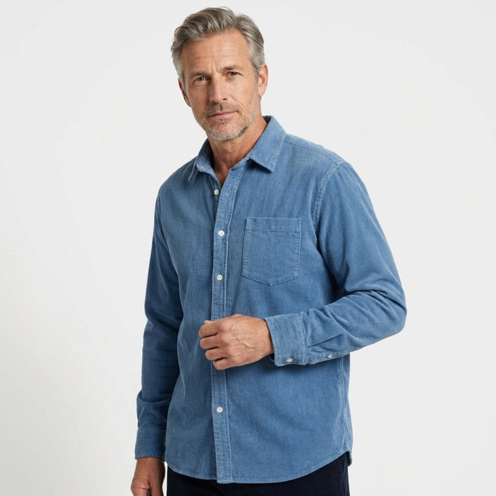 Adriano | Elegantes Regular-Fit Herrenhemd Langarm aus Cord 1