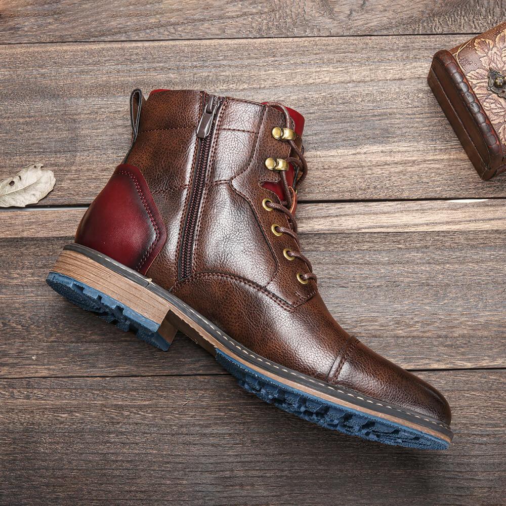 Aemilius | Herren Stiefel Leder – Stilvoll, Schwarz & Atmungsaktiv 2