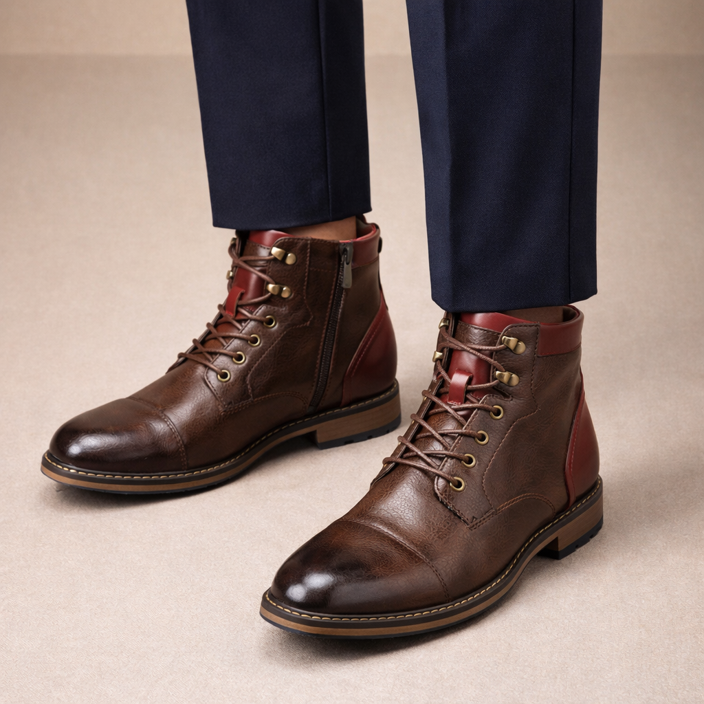 Aemilius | Herren Stiefel Leder – Stilvoll, Schwarz & Atmungsaktiv 6