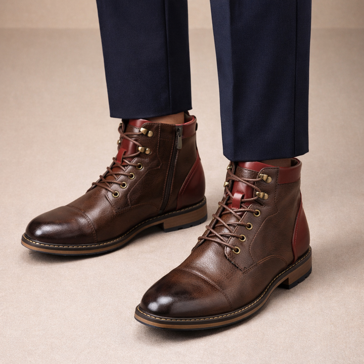 Aemilius | Herren Stiefel Leder – Stilvoll, Schwarz & Atmungsaktiv 6
