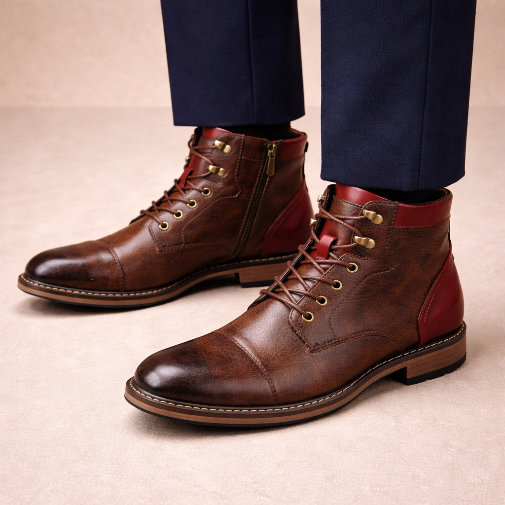 Aemilius | Herren Stiefel Leder – Stilvoll, Schwarz & Atmungsaktiv 7