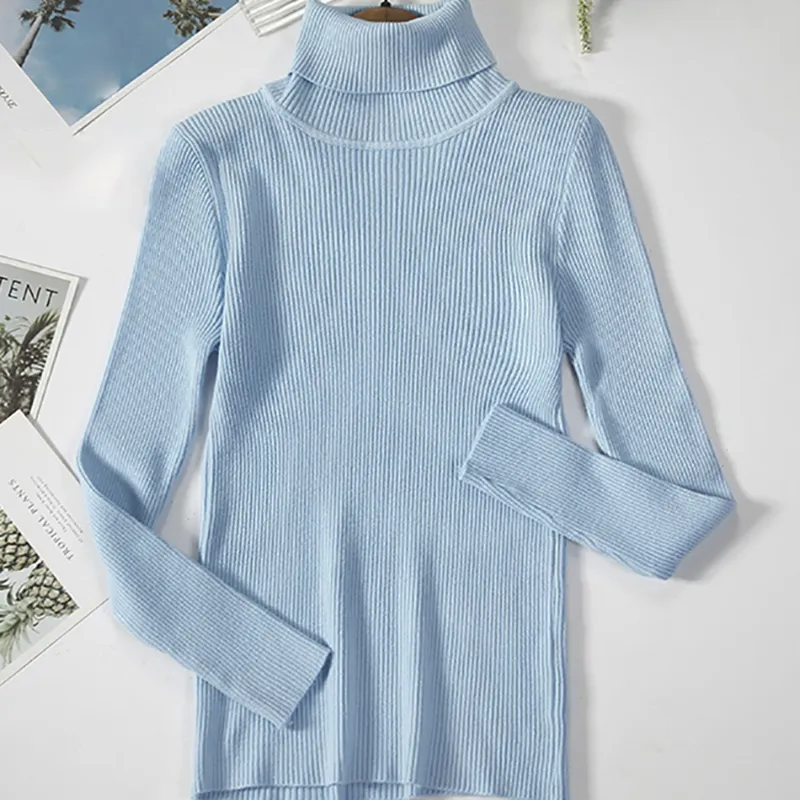 Alice - Einfacher Rollkragenpullover