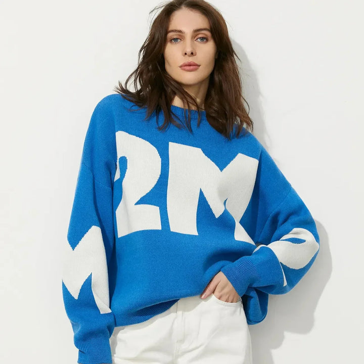 Alicia - Strickpullover aus Jersey