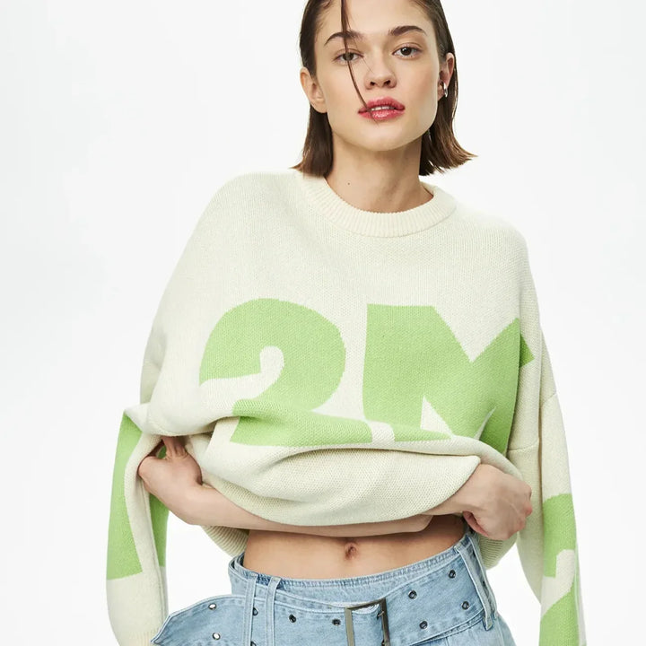 Alicia - Strickpullover aus Jersey