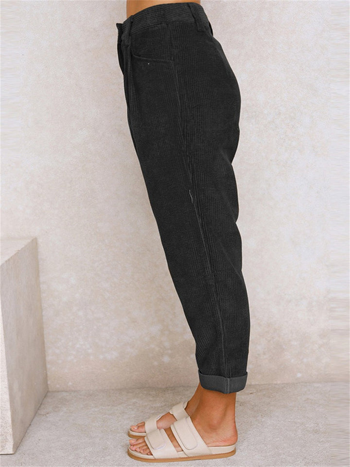 Almira - Stilvolle und Bequeme Damenhose mit Hoher Taille