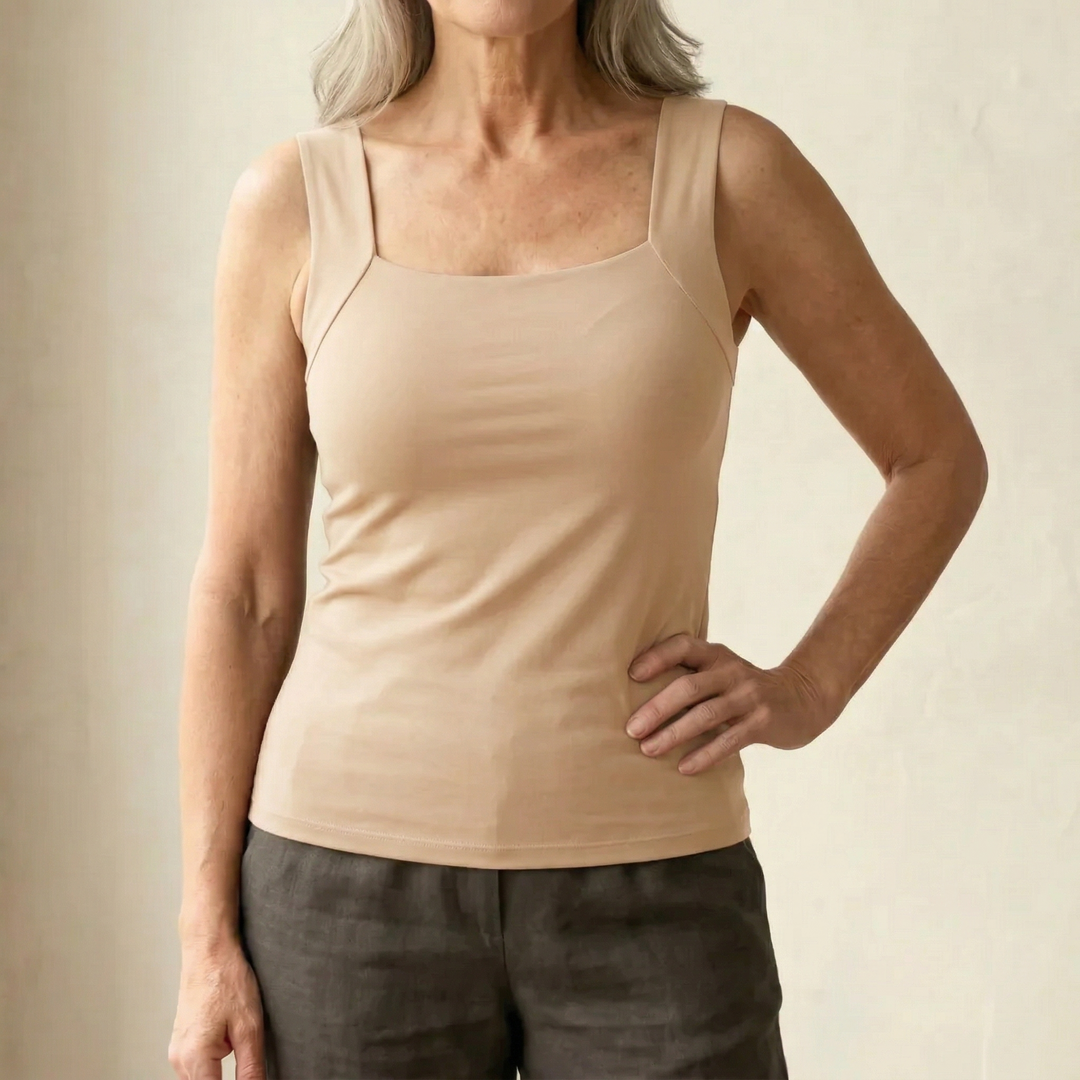 Althea | Atmungsaktives, Bequemes & Stilvolles Tanktop Damen Weiß 11