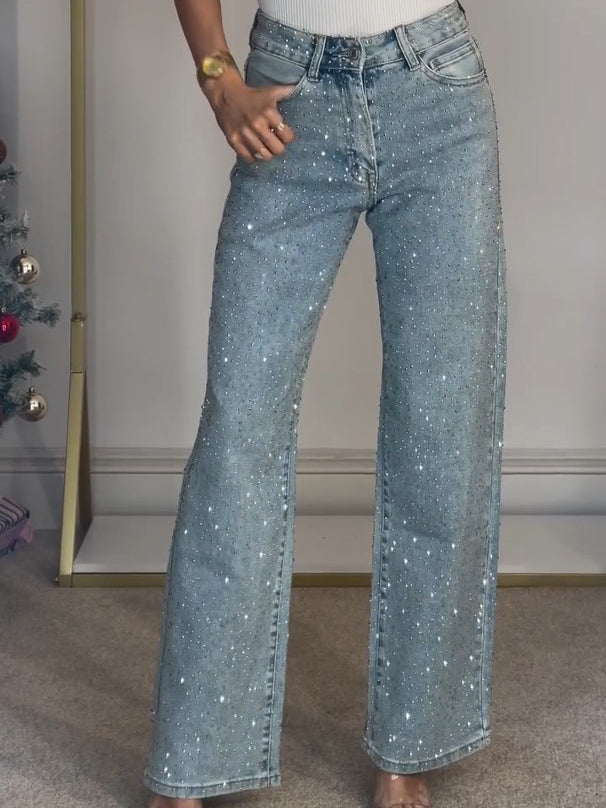 Kerstin | Bequeme & glamouröse Jeanshose