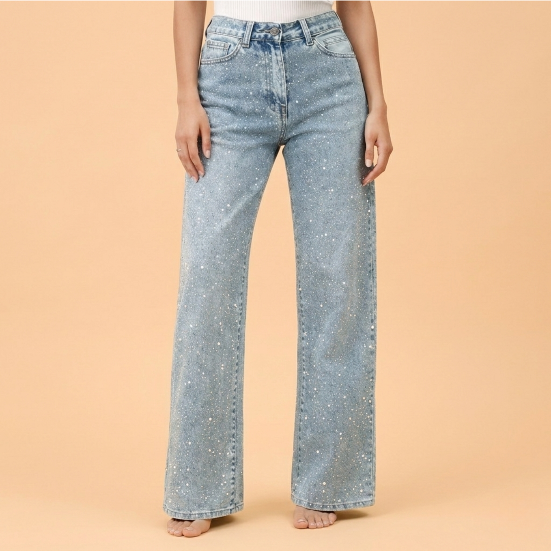 Kerstin | Bequeme & glamouröse Jeanshose