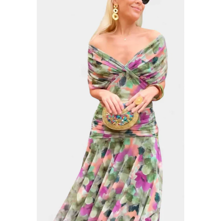 Annemarie | Damen Maxikleid Sommer leicht vielseitig