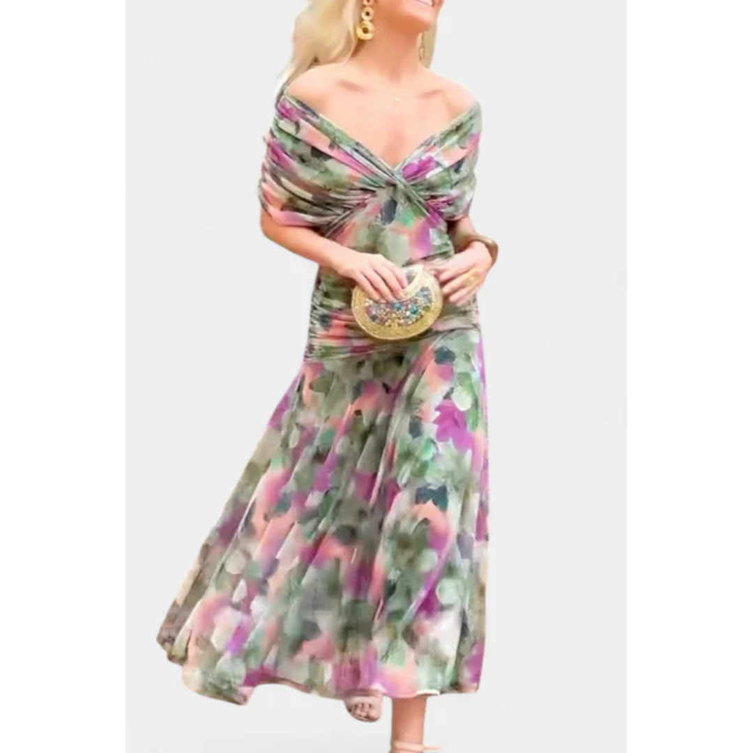 Annemarie | Damen Maxikleid Sommer leicht vielseitig