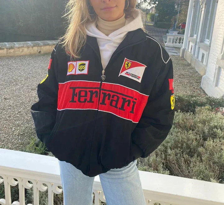 Greta | Racer-Jacke Mit sportlichem Look