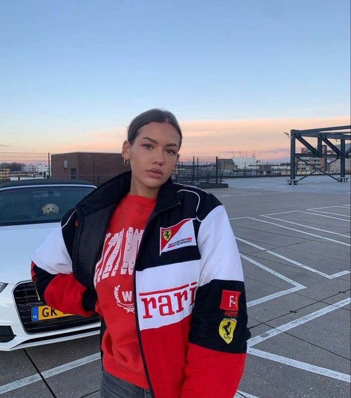 Greta | Racer-Jacke Mit sportlichem Look