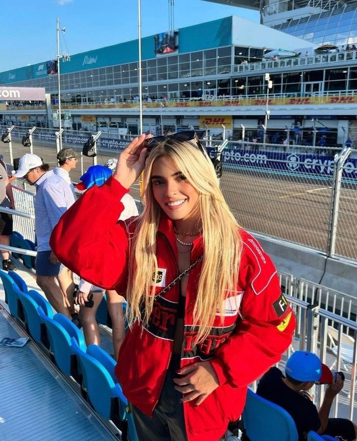 Greta | Racer-Jacke Mit sportlichem Look