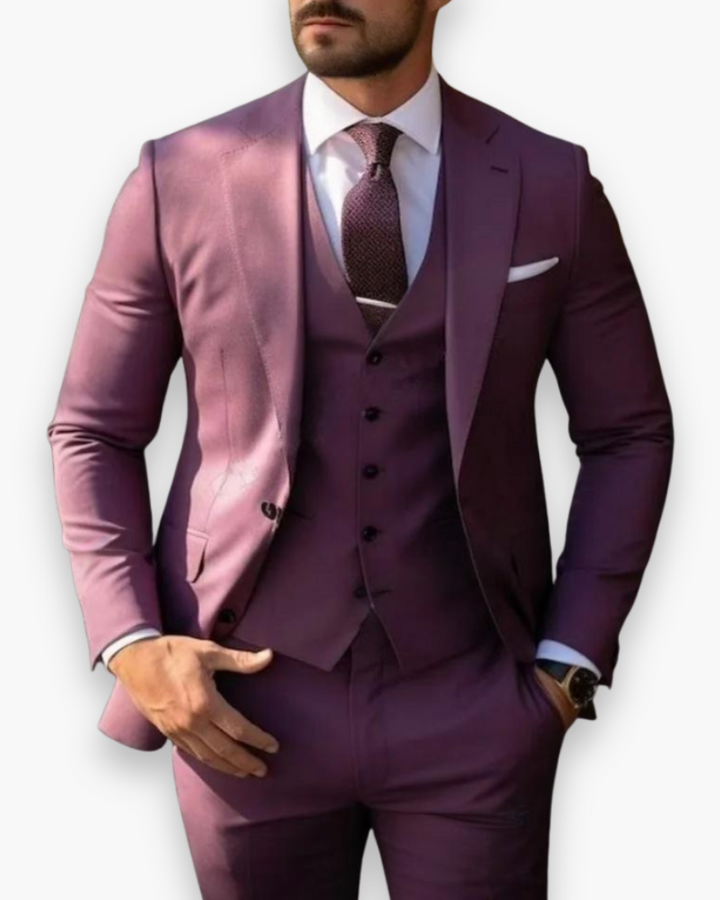 Anzug Herren mit Weste | 3-teiliges Set & Schlanke Silhouette