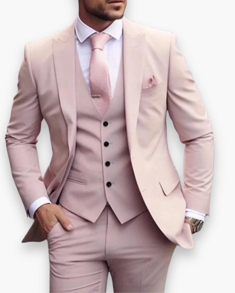 Anzug Herren mit Weste | 3-teiliges Set & Schlanke Silhouette
