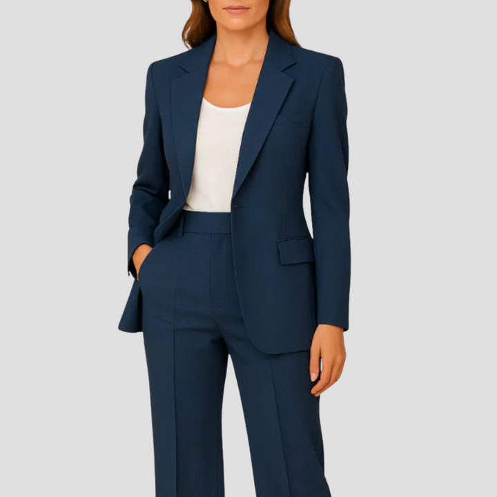 Anzug Set Damen 2-Teilig Blazer Hosen