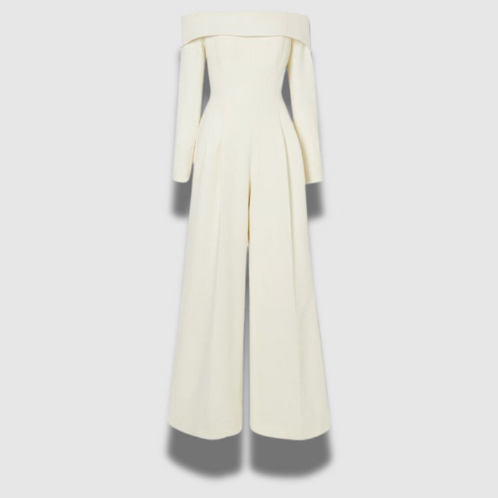 Tailleur Donna Classico Completo Fluente Pantaloni a Gamba Larga - Vesarelli