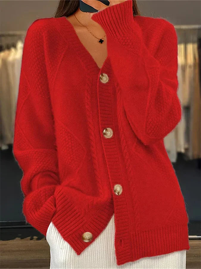 Aria - Frauen Strickjacke Pullover