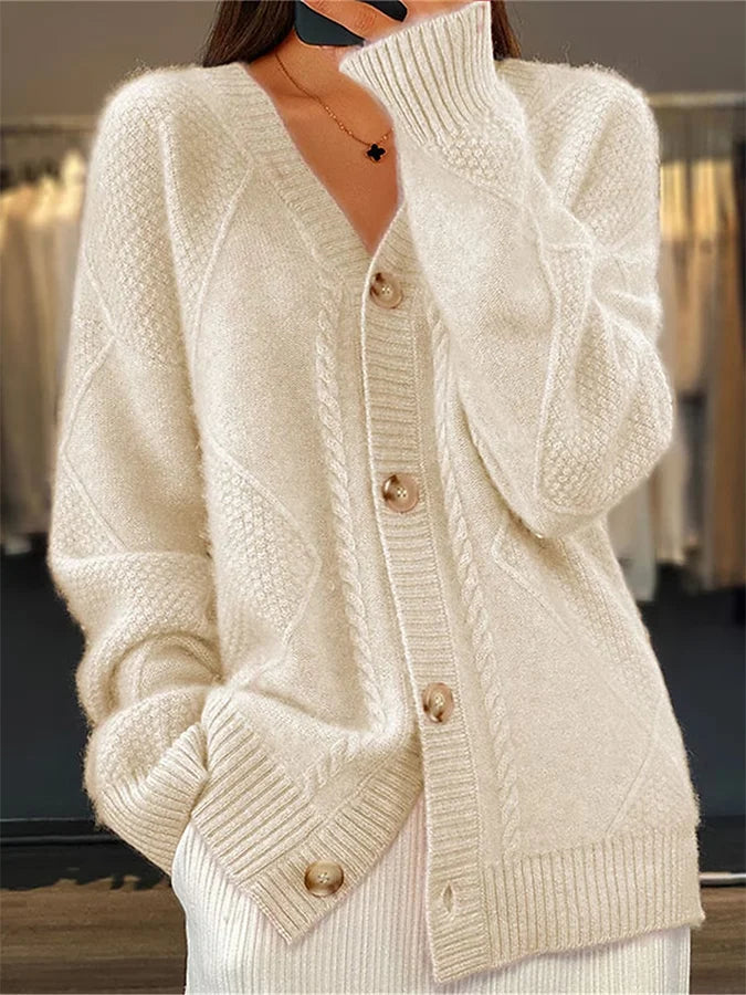 Aria - Frauen Strickjacke Pullover