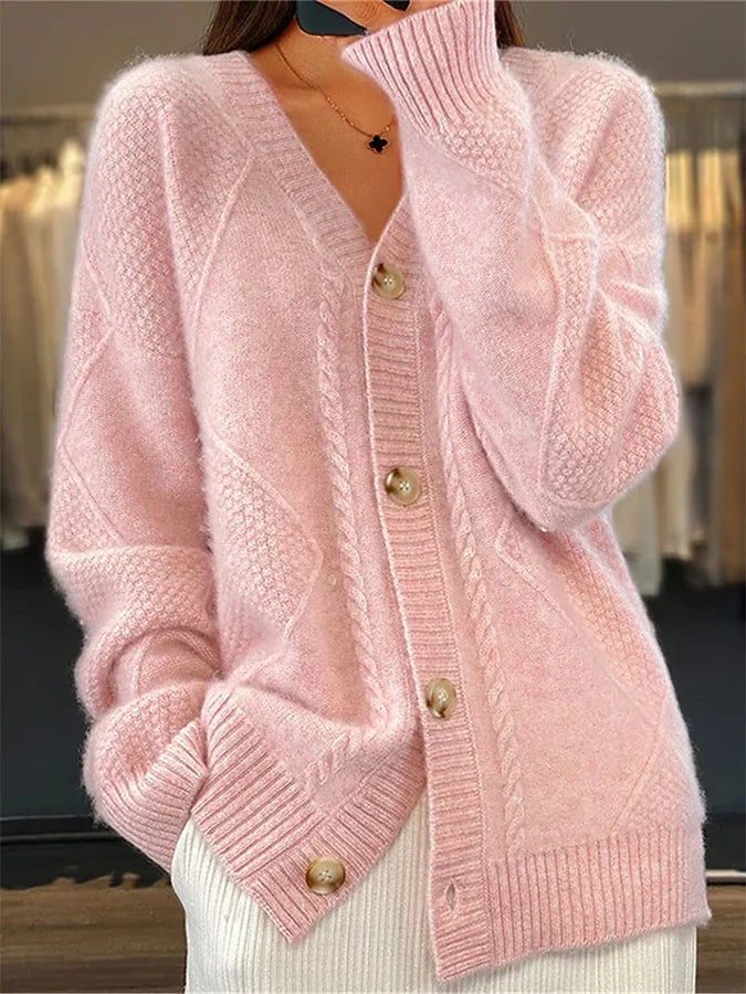 Aria - Frauen Strickjacke Pullover