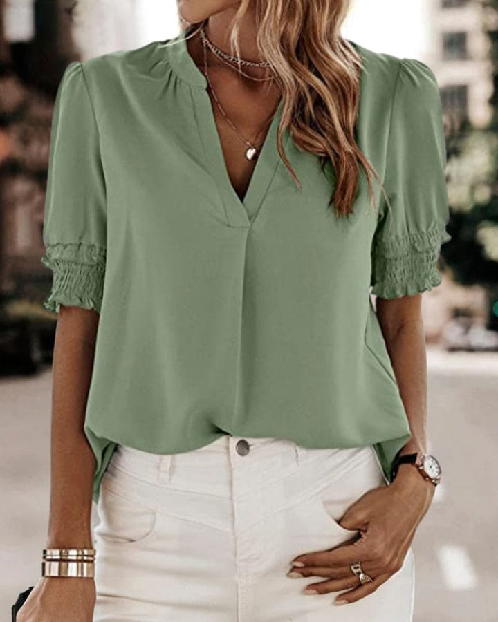 Isabella | Charmante Bluse mit Puffärmeln