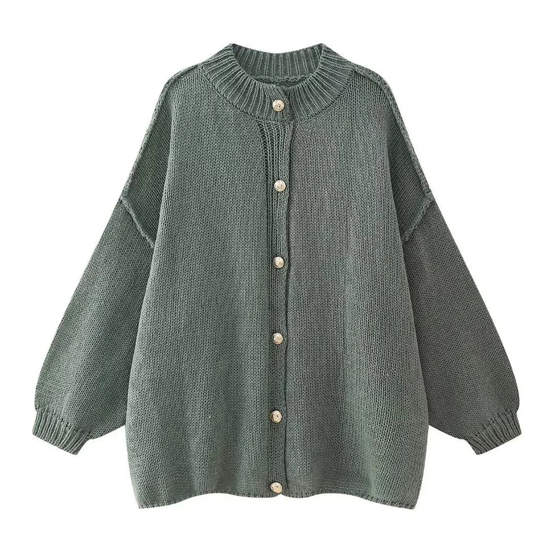 Astra - Strickjacke mit Rundhalsausschnitt