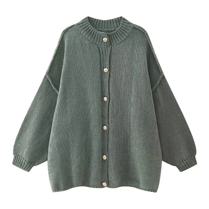 Astra - Strickjacke mit Rundhalsausschnitt
