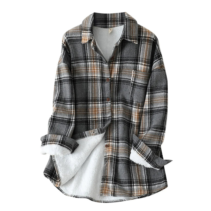 Aubrey - Damen-Winterkleid mit Fleece-Futter