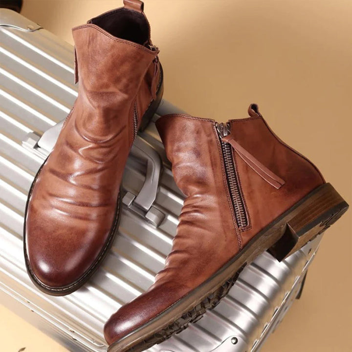 Formelle Winterschuhe Herren mit Reißverschluss | Knöchelhoch und Klassisch