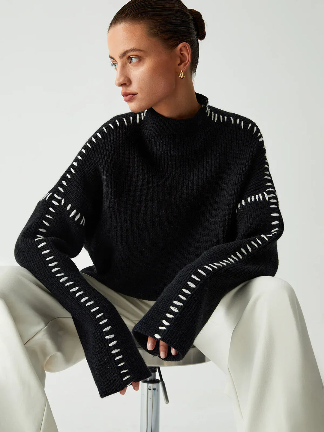 Ava - Damen Strickpullover
