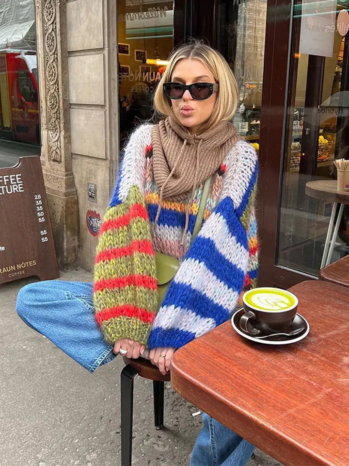 Ava | Grobstrickpullover für Frauen