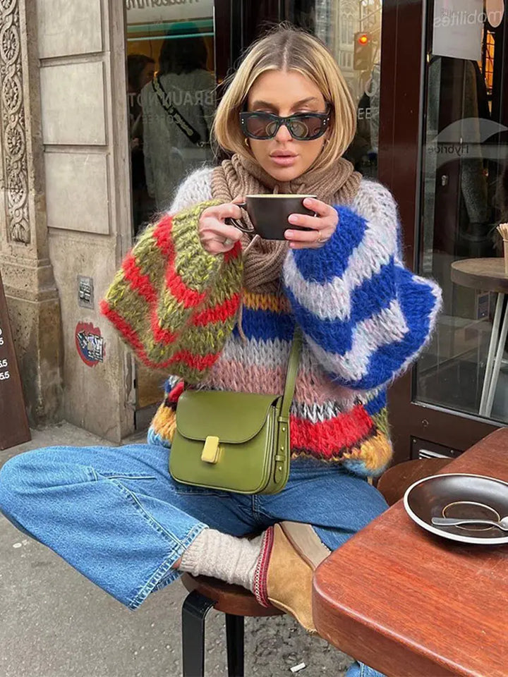 Ava | Grobstrickpullover für Frauen