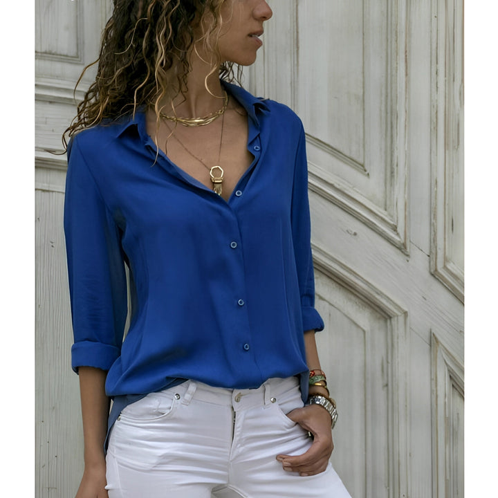 Ivy – Damen Langarmbluse im eleganten Stil