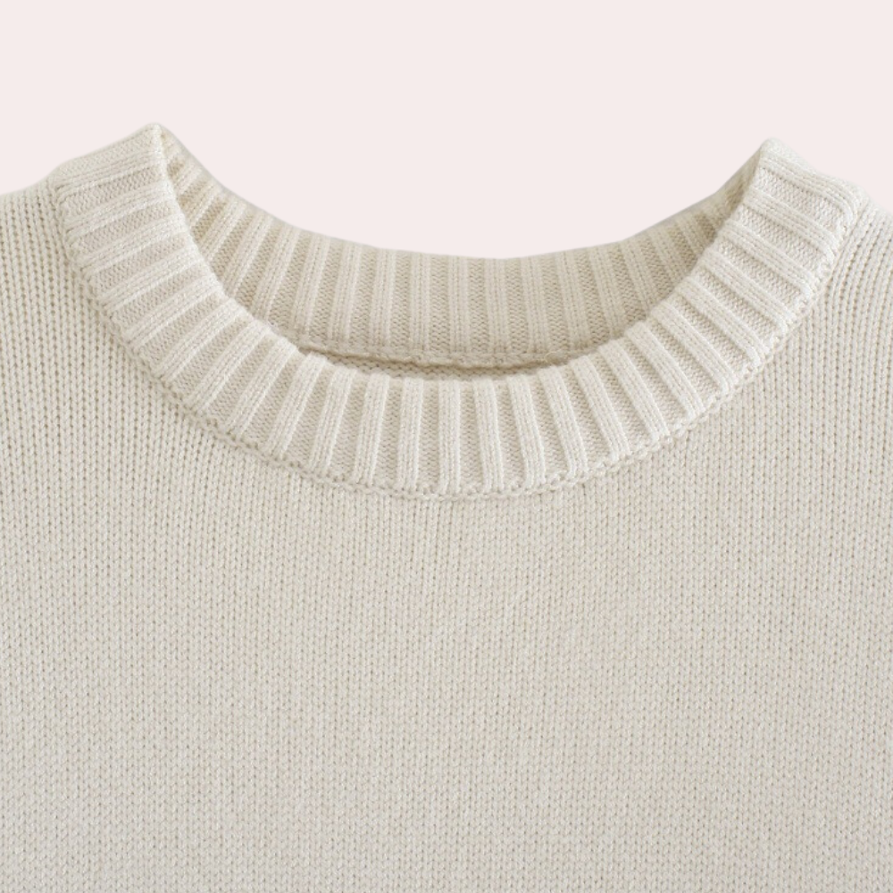 Avery - Eleganter Damenpullover mit Feinstrick