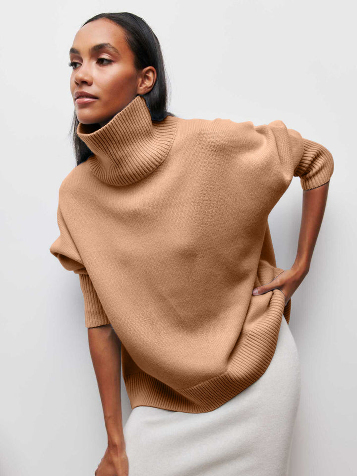 Aya - Luxuriöser Rollkragenpullover in großen Größen