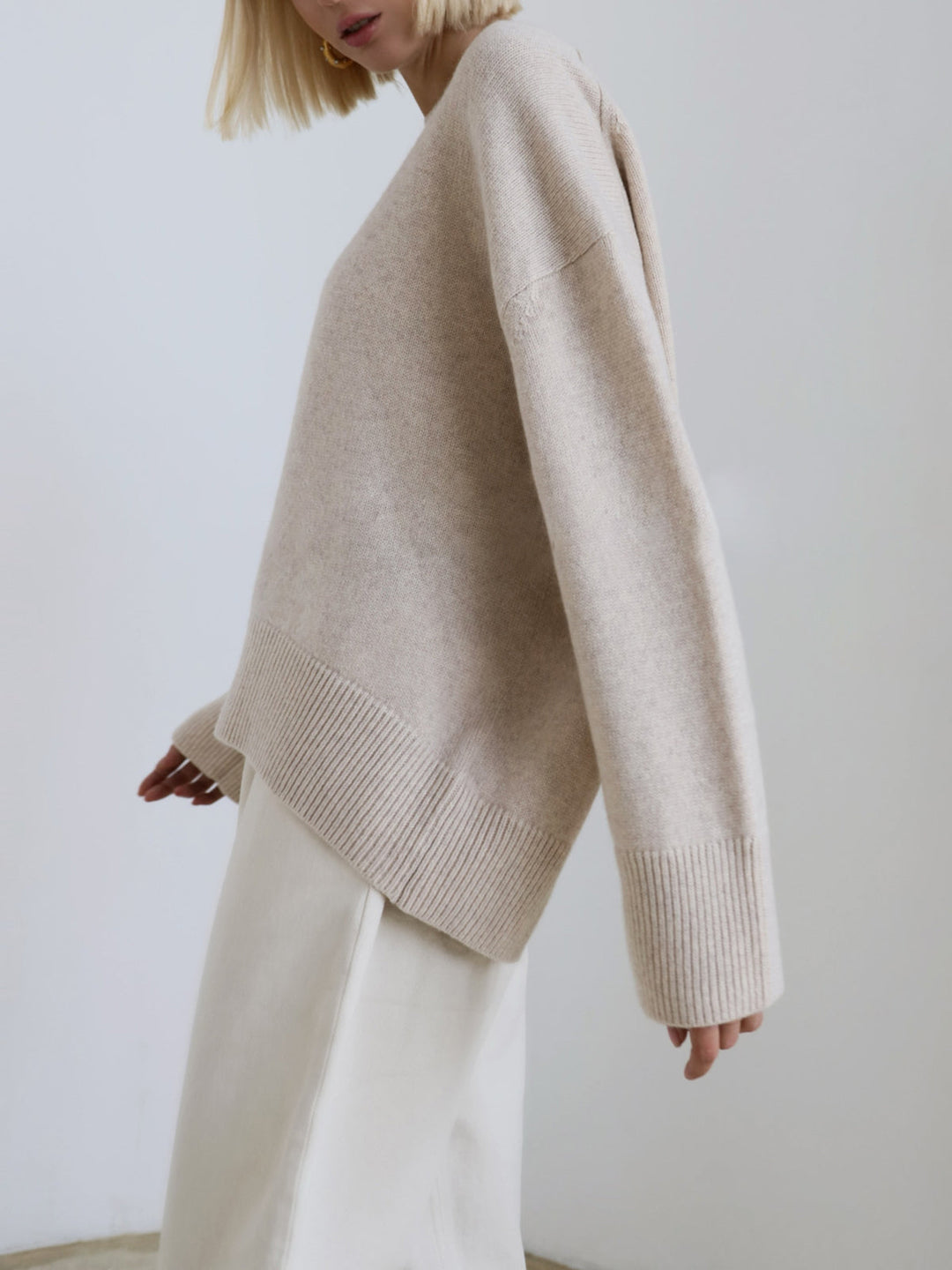 Franziska | Damen Winter Oversized Pullover