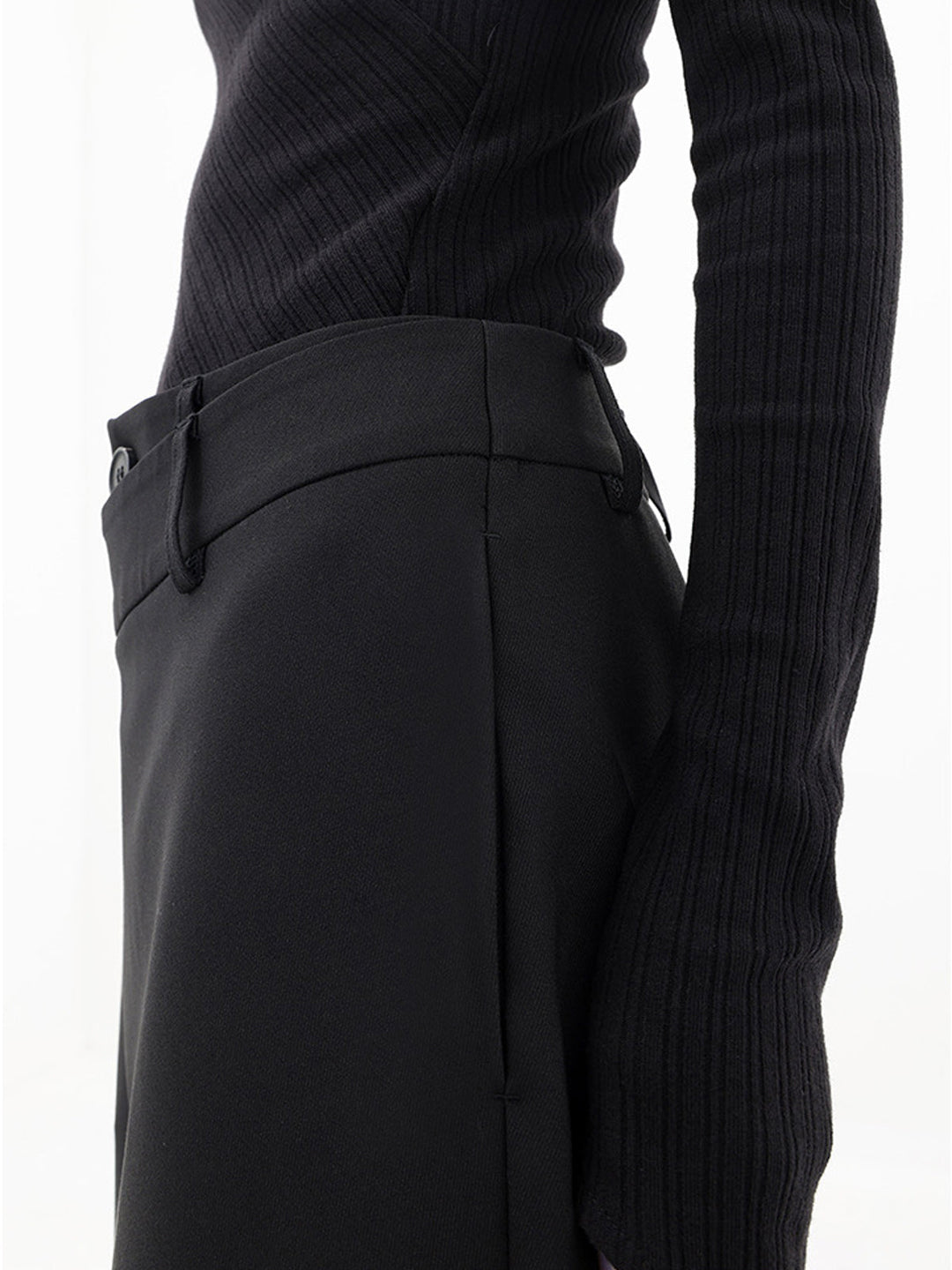 Valentina – Damen High-Waist Wickel-Hose