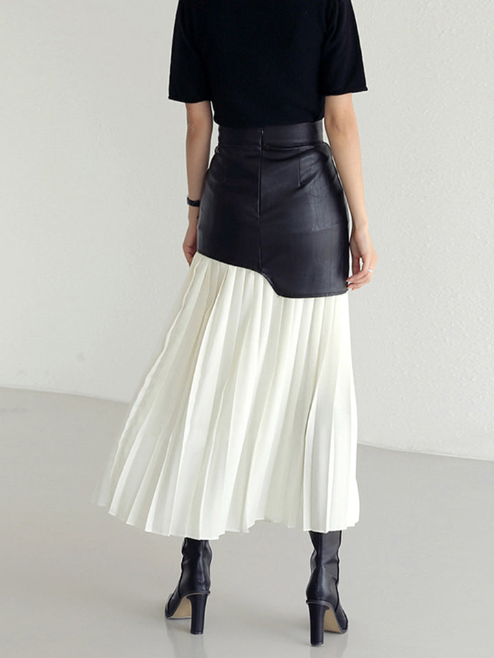 Doris | Damen Sommer Asymmetrischer Midi Rock