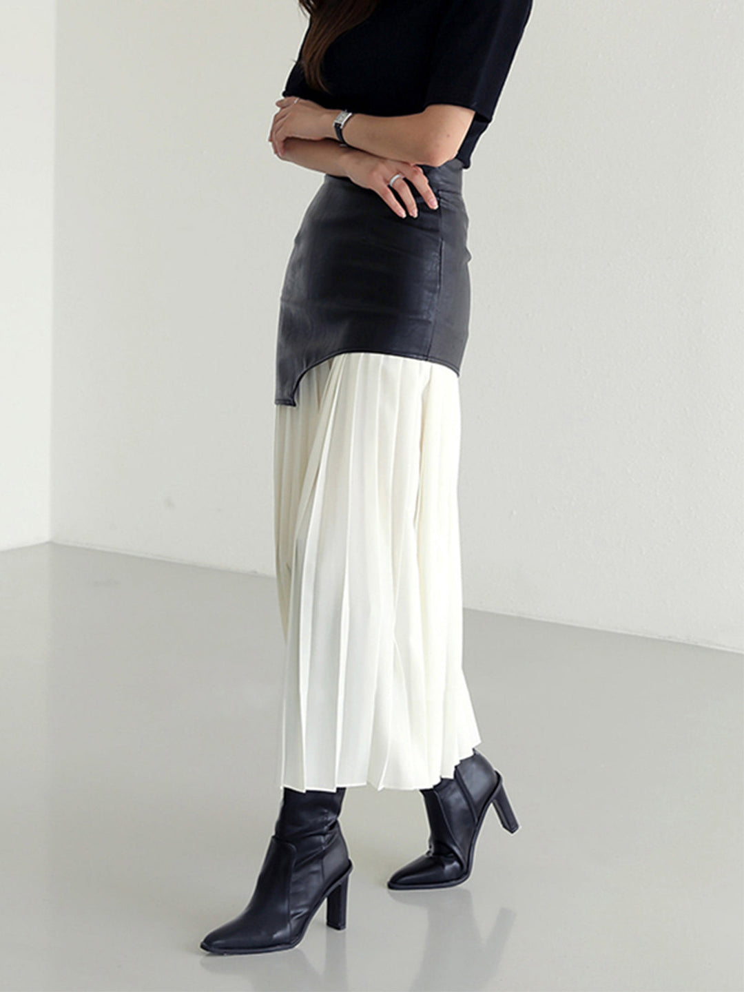 Doris | Damen Sommer Asymmetrischer Midi Rock