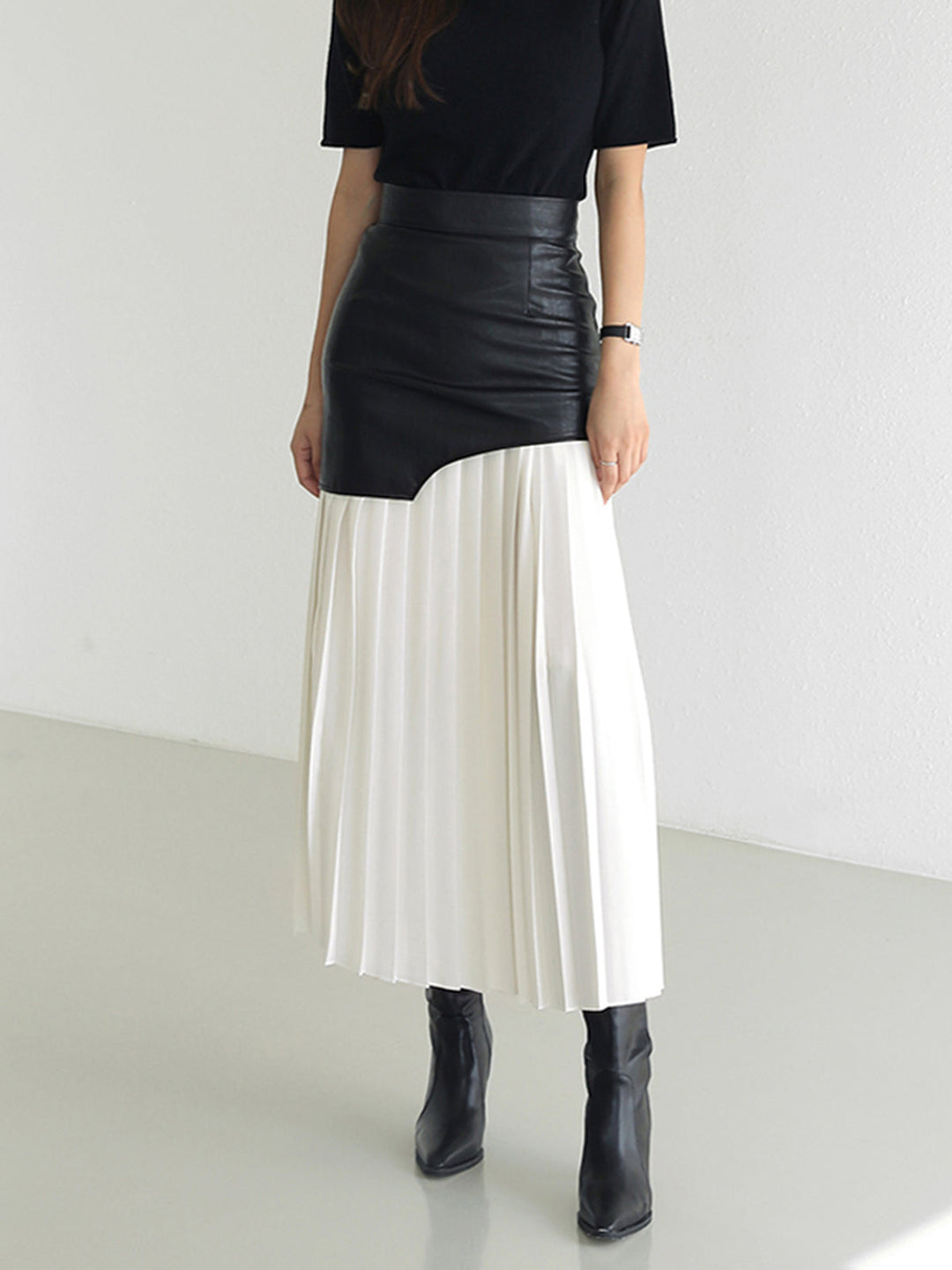 Doris | Damen Sommer Asymmetrischer Midi Rock