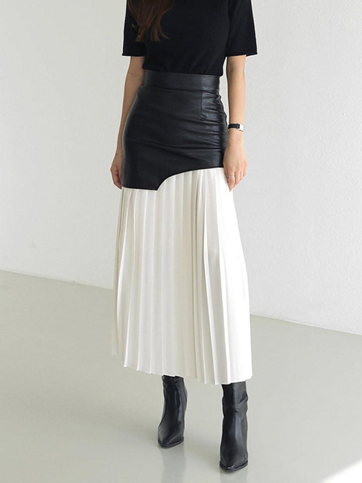 Doris | Damen Sommer Asymmetrischer Midi Rock